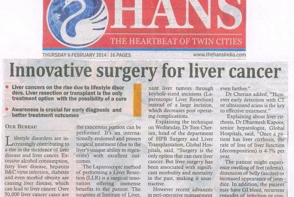 Innovative Surgery For Liver Cancer